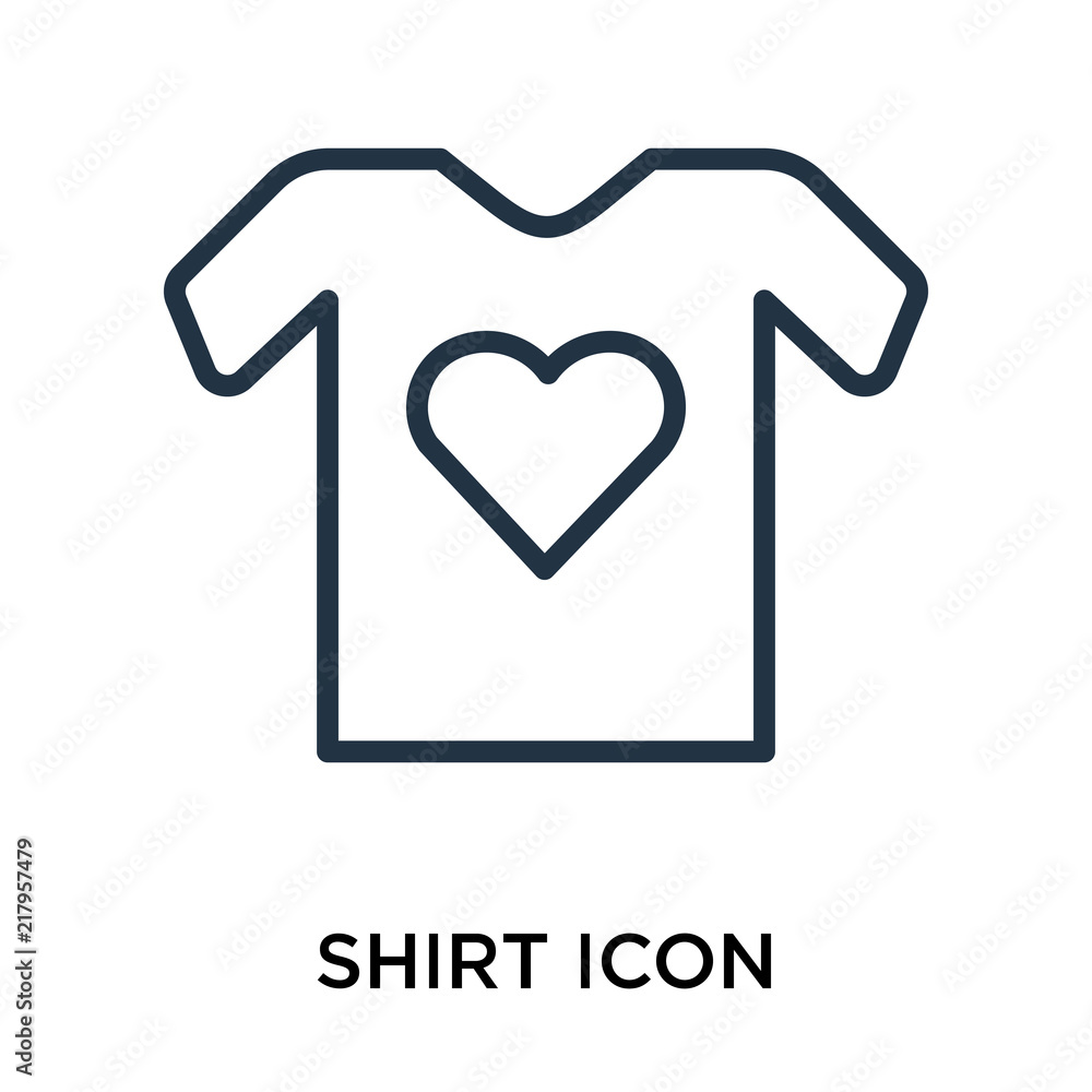 shirt icon isolated on white background. Simple and editable shirt icons. Modern icon vector illustration. shirt icon isolated on white background. Simple and editable shirt icons. Modern icon vector illustration.