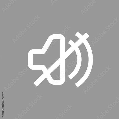 off Volume icon Web design new modern one from set