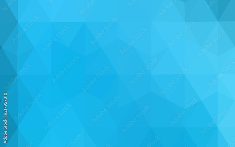 Light BLUE vector gradient triangles pattern. Light BLUE vector gradient triangles pattern.