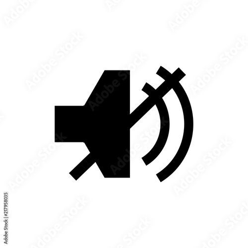 Volume icon off Web design new modern one from set