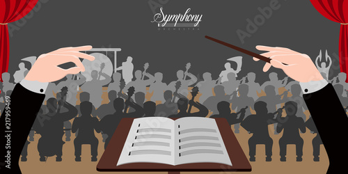 Conductor hands icon