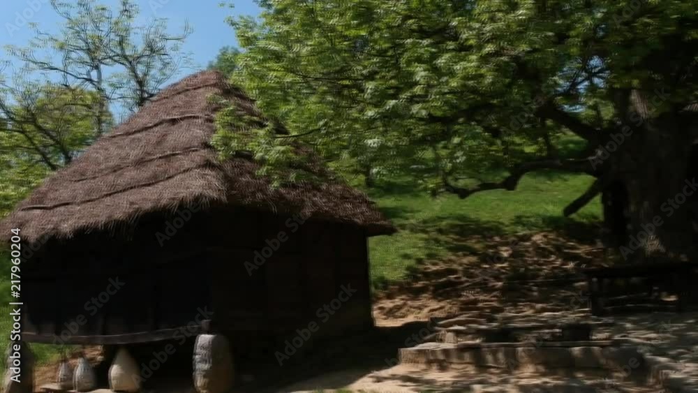 Aerial Drone View Of Beautiful Ethno Village Trsic Aerial Drone View Of Beautiful Ethno Village Trsic