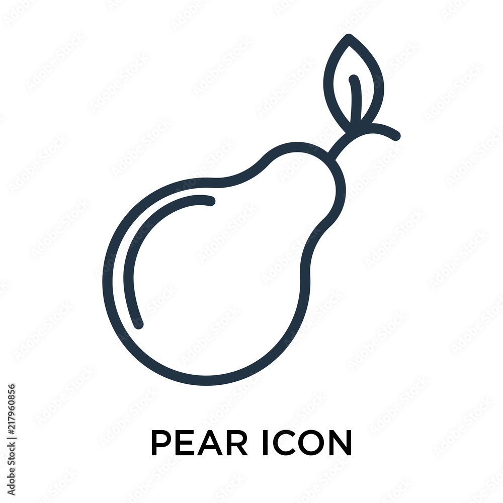 pear icons isolated on white background. Modern and editable pear icon. Simple icon vector illustration. pear icons isolated on white background. Modern and editable pear icon. Simple icon vector illustration.