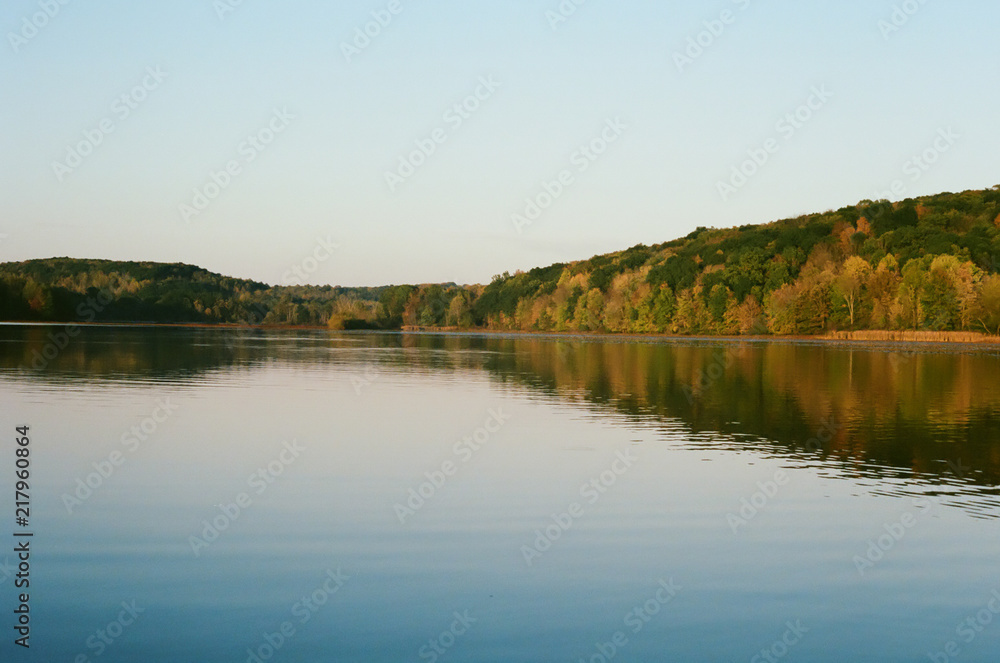 Fall shoreline