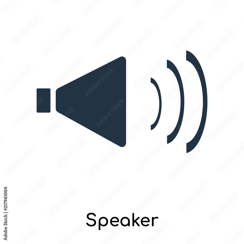 speaker icons isolated on white background. Modern and editable speaker icon. Simple icon vector illustration. speaker icons isolated on white background. Modern and editable speaker icon. Simple icon vector illustration.