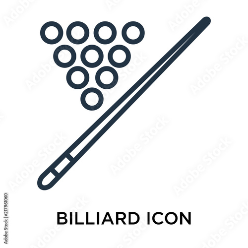 billiard icons isolated on white background. Modern and editable billiard icon. Simple icon vector illustration.