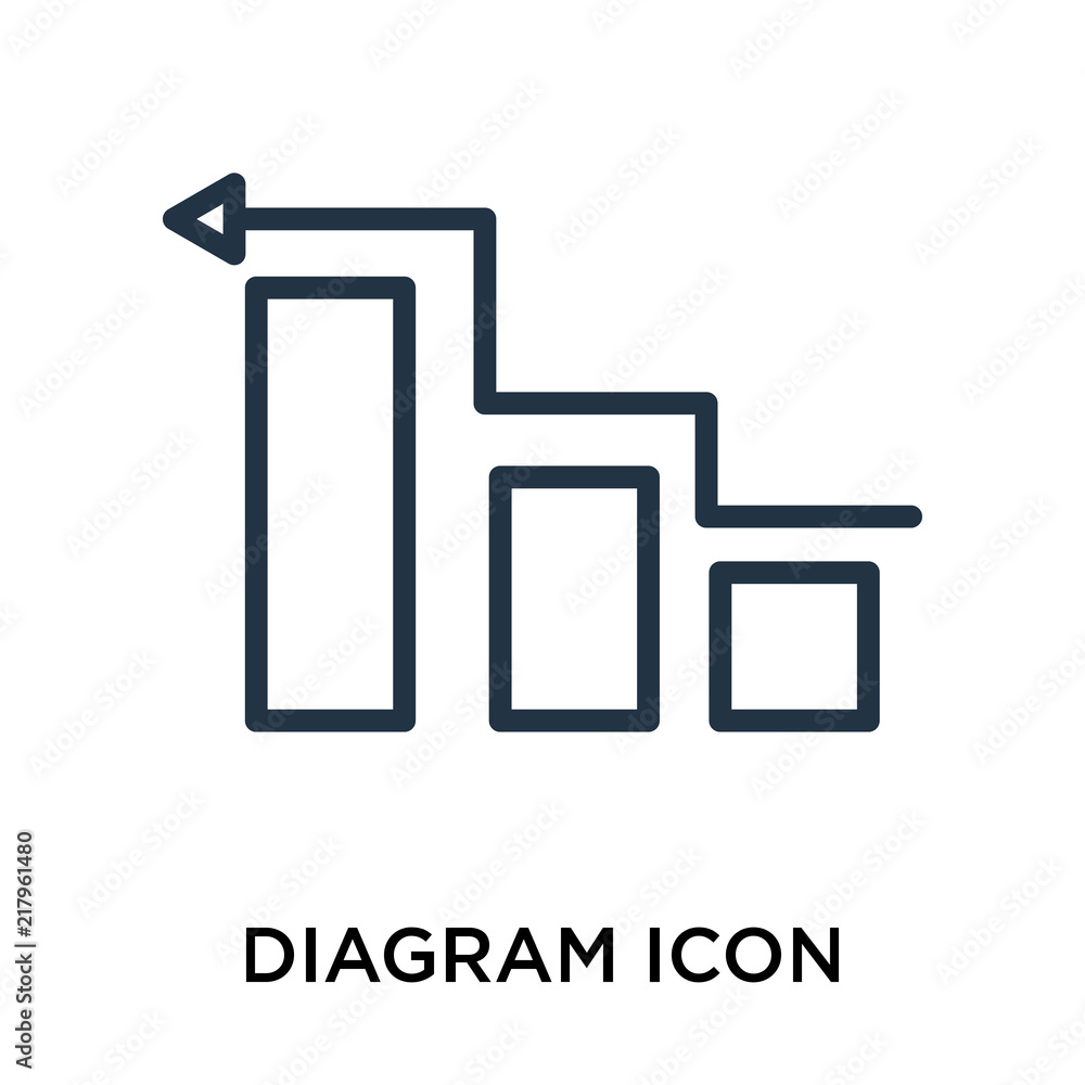 diagram icons isolated on white background. Modern and editable diagram icon. Simple icon vector illustration. diagram icons isolated on white background. Modern and editable diagram icon. Simple icon vector illustration.