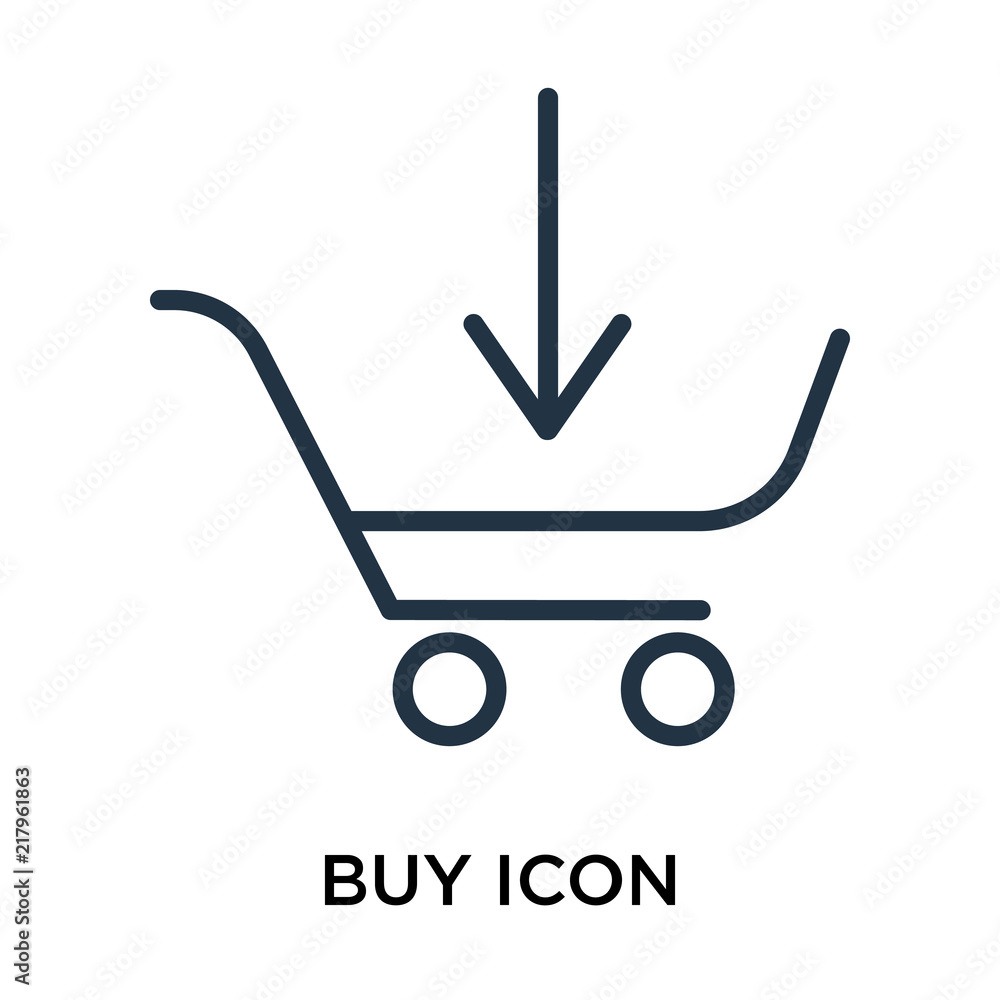 buy icon isolated on white background. Simple and editable buy icons. Modern icon vector illustration. buy icon isolated on white background. Simple and editable buy icons. Modern icon vector illustration.
