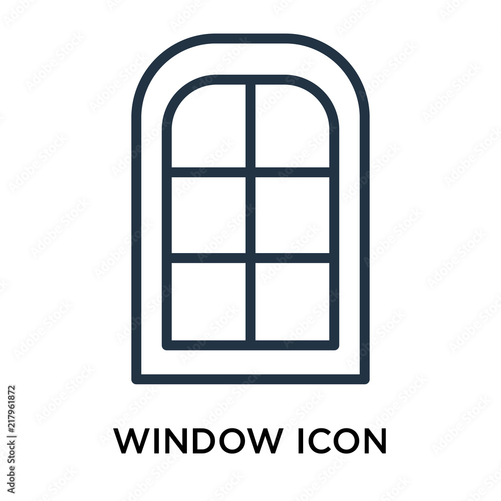 window icon isolated on white background. Simple and editable window icons. Modern icon vector illustration. window icon isolated on white background. Simple and editable window icons. Modern icon vector illustration.