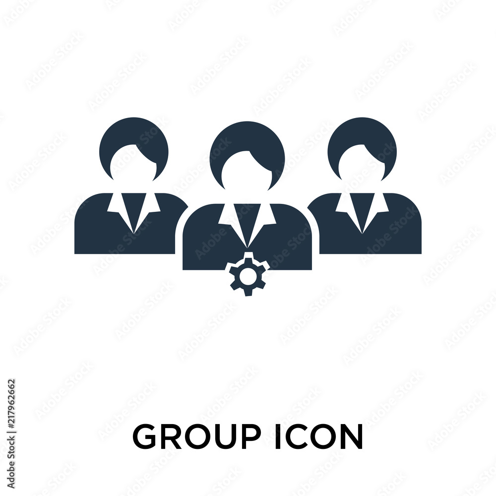 group icon isolated on white background. Simple and editable group icons. Modern icon vector illustration. group icon isolated on white background. Simple and editable group icons. Modern icon vector illustration.
