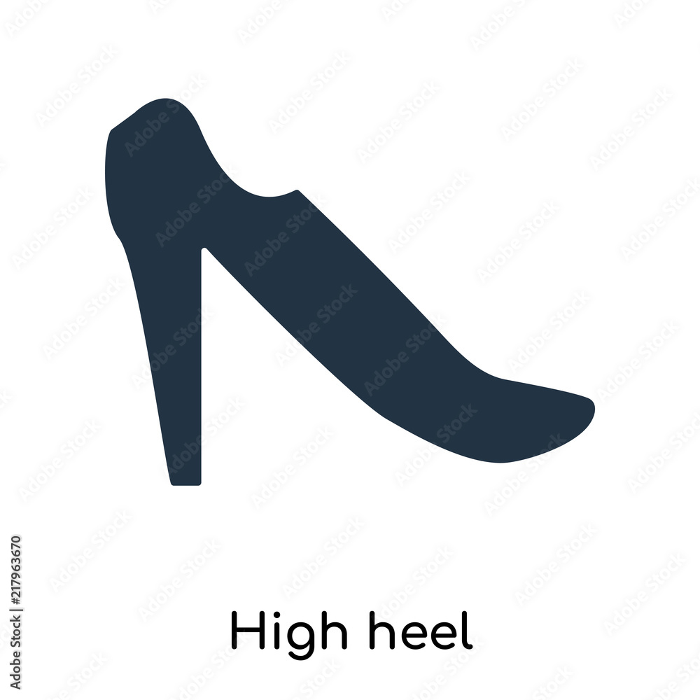 high heel icons isolated on white background. Modern and editable high heel icon. Simple icon vector illustration. high heel icons isolated on white background. Modern and editable high heel icon. Simple icon vector illustration.
