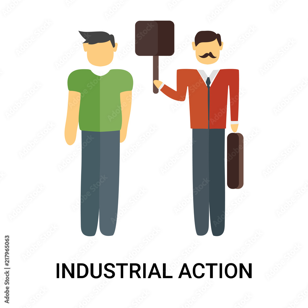 industrial action icon isolated on white background. Simple and editable industrial action icons. Modern icon vector illustration.