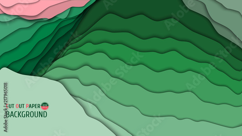 Abstract background with a wavy relief design. Can be used as wallpaper for the desktop and decorating the walls in the interior. Vector illustration