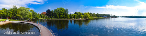Panorama of the Lake in Szczecinek - Landscape in Poland photo