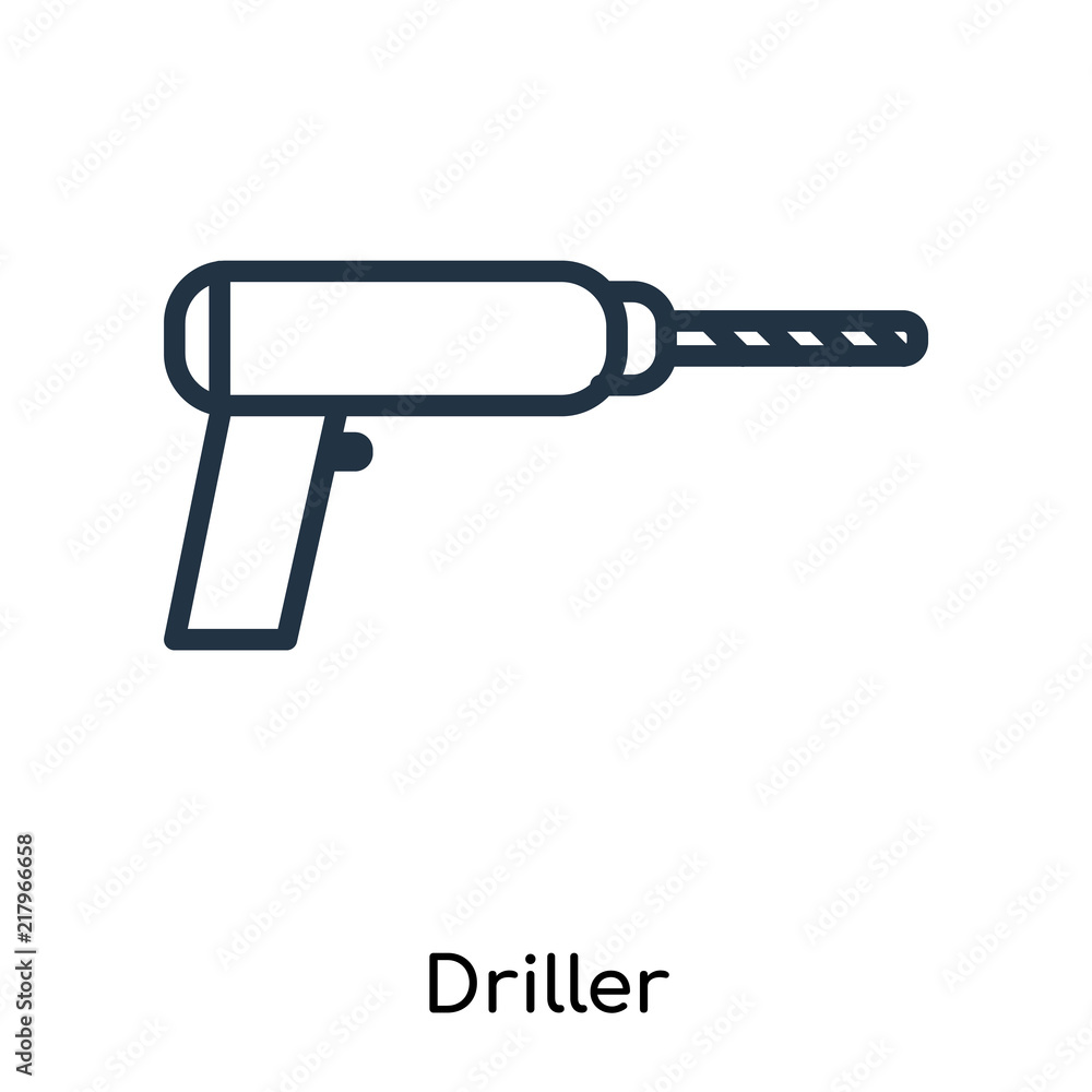 driller icons isolated on white background. Modern and editable driller icon. Simple icon vector illustration. driller icons isolated on white background. Modern and editable driller icon. Simple icon vector illustration.