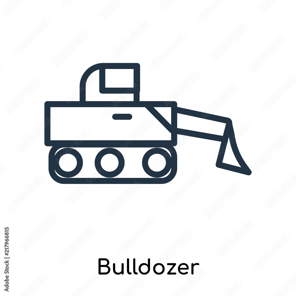 bulldozer icons isolated on white background. Modern and editable bulldozer icon. Simple icon vector illustration. bulldozer icons isolated on white background. Modern and editable bulldozer icon. Simple icon vector illustration.