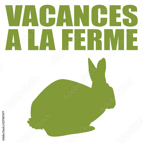 Logo vacances à la ferme.