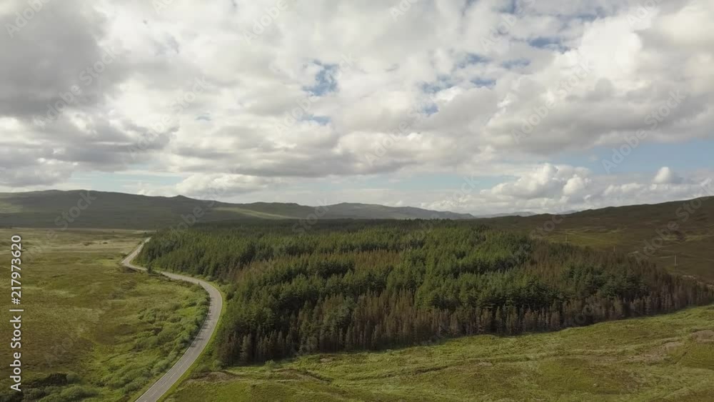 Scotland nature landscape by drone Scotland nature landscape by drone