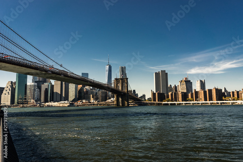 New York Skyline Citiview Manhatten with Freedom Tower World Tra © Mathias