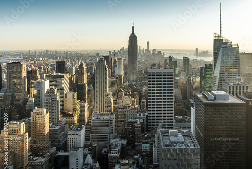 New York Skyline Manhatten Cityscape Empire State Building