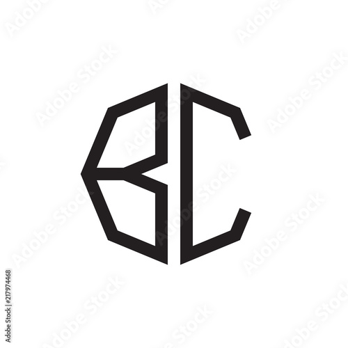 two letter BC octagon logo