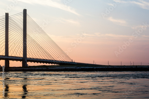 Indian river inlet bridge sunset