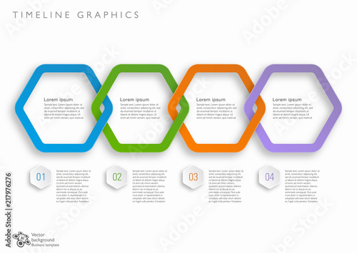 Timeline Chart #Vector graphics
