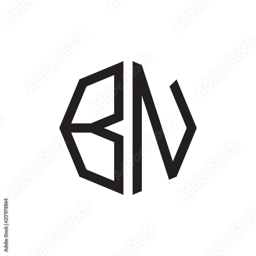 two letter BN octagon logo