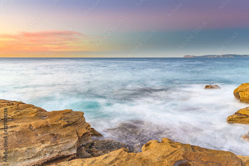 Coastal Sunrise from the Rock Platform