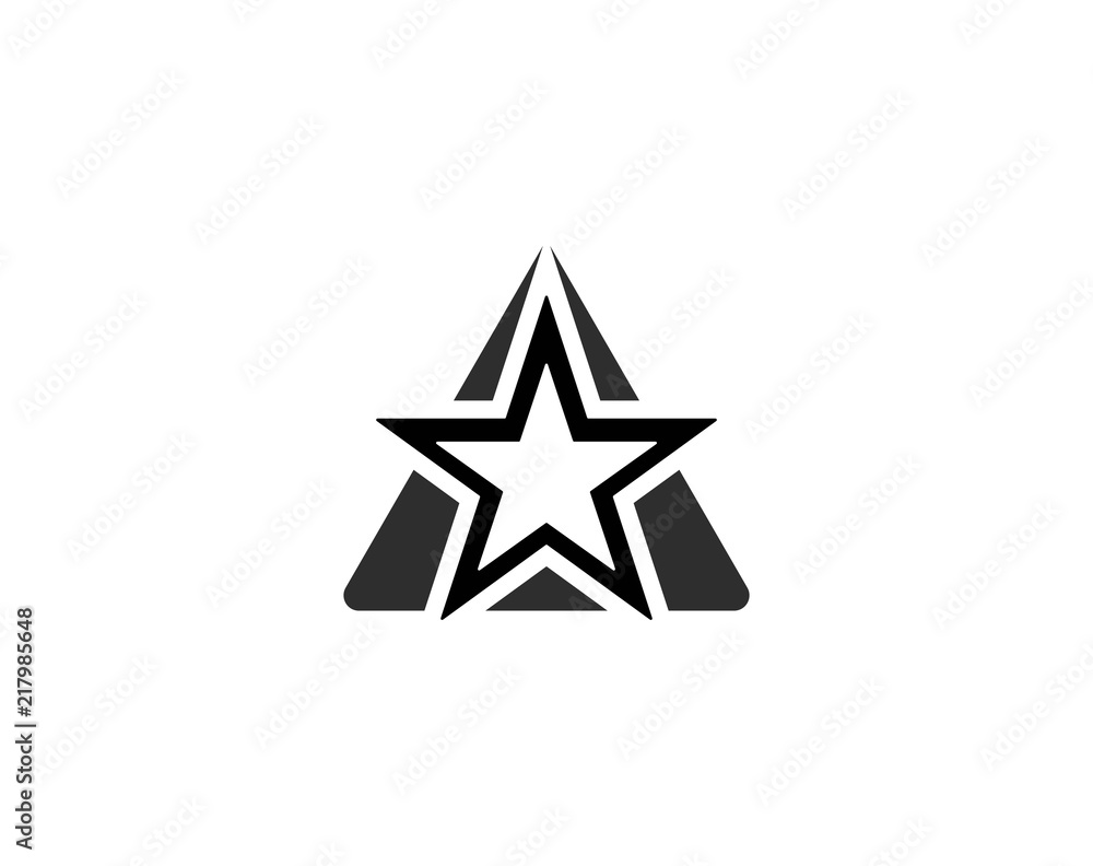 Obraz premium triangle Logo Template