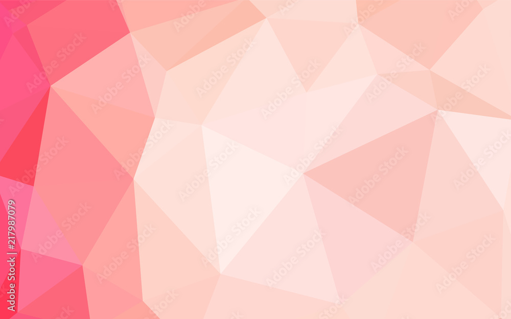 Light Red vector polygonal pattern. Light Red vector polygonal pattern.