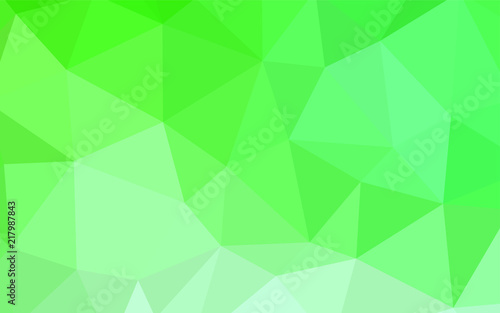 Dark BLUE vector polygonal background.