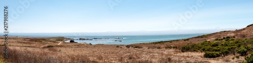 Beautiful panorama of a coastline