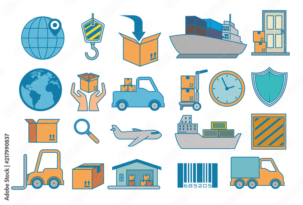 import free shipping set icons import free shipping set icons