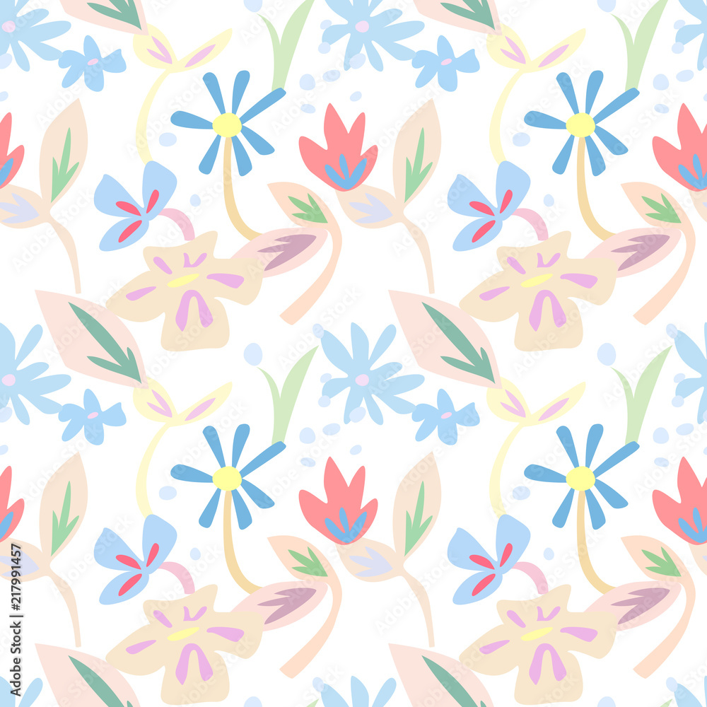 Abstract flower pattern Abstract flower pattern