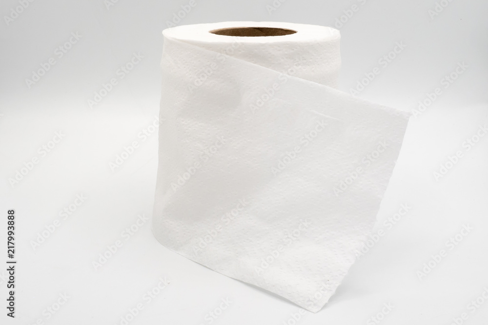 Tissue paper isolated white background Tissue paper isolated white background