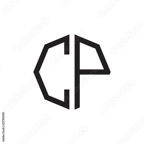 two letter CP octagon logo