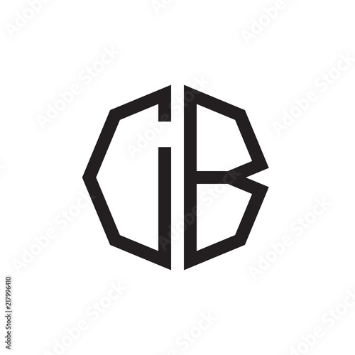 two letter DB octagon logo