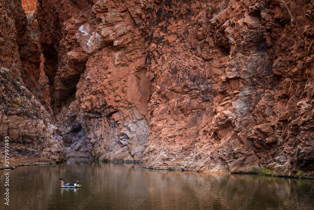 swimming at Redbank Gorge swimming at Redbank Gorge
