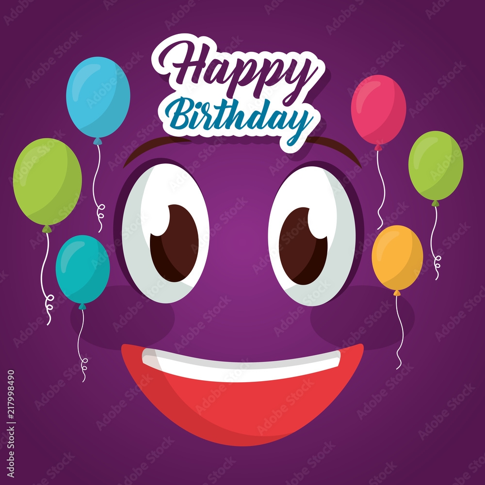 Obraz premium happy birthday card