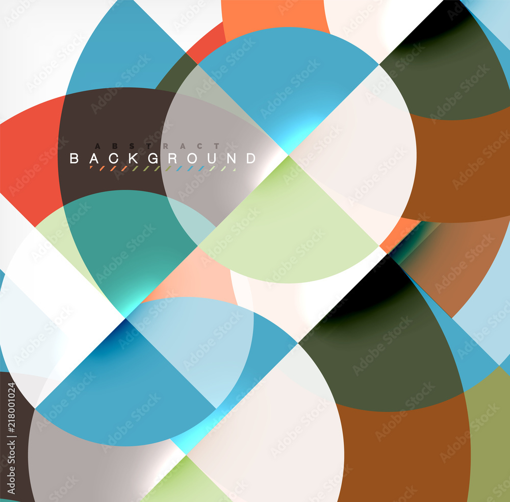 Modern circle abstract background Modern circle abstract background