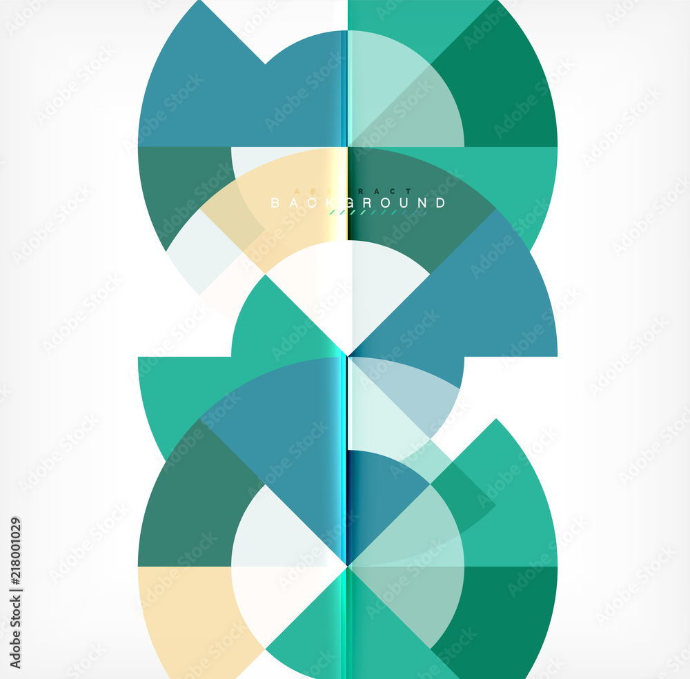 Obraz premium Modern circle abstract background