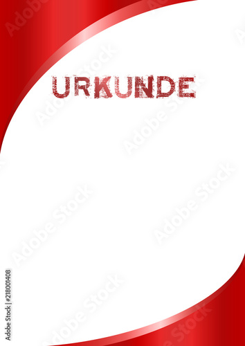Urkunde-rot-Metallic