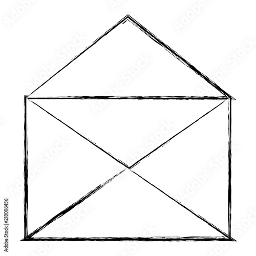 envelope mail isolated icon