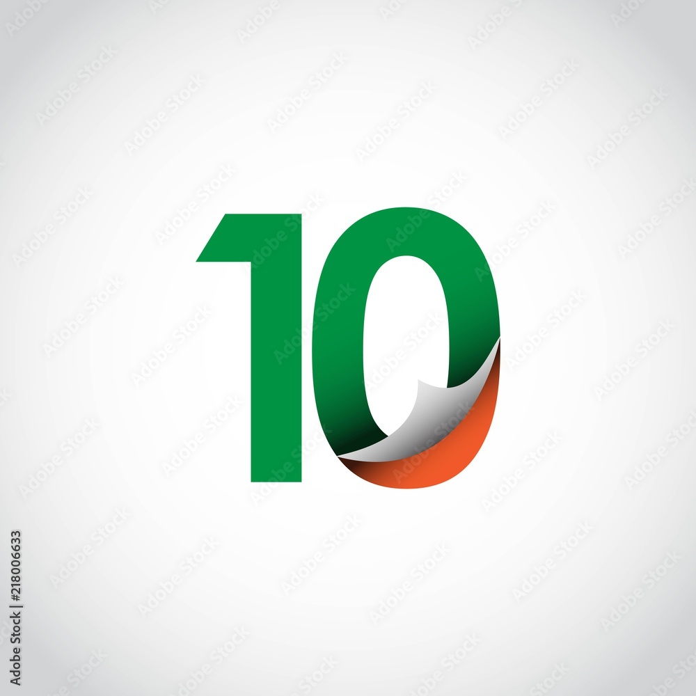 10 Year Anniversary Vector Template Design Illustration 10 Year Anniversary Vector Template Design Illustration