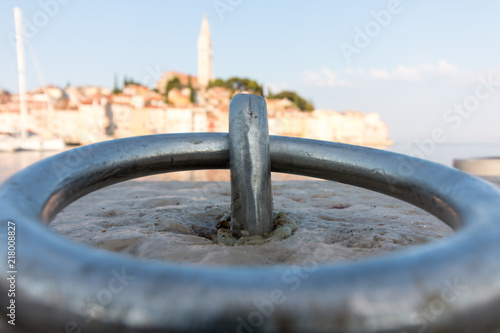 Rovinj, Croatia - July 24, 2018: View of the port city of Rovinj, Croatia. photo