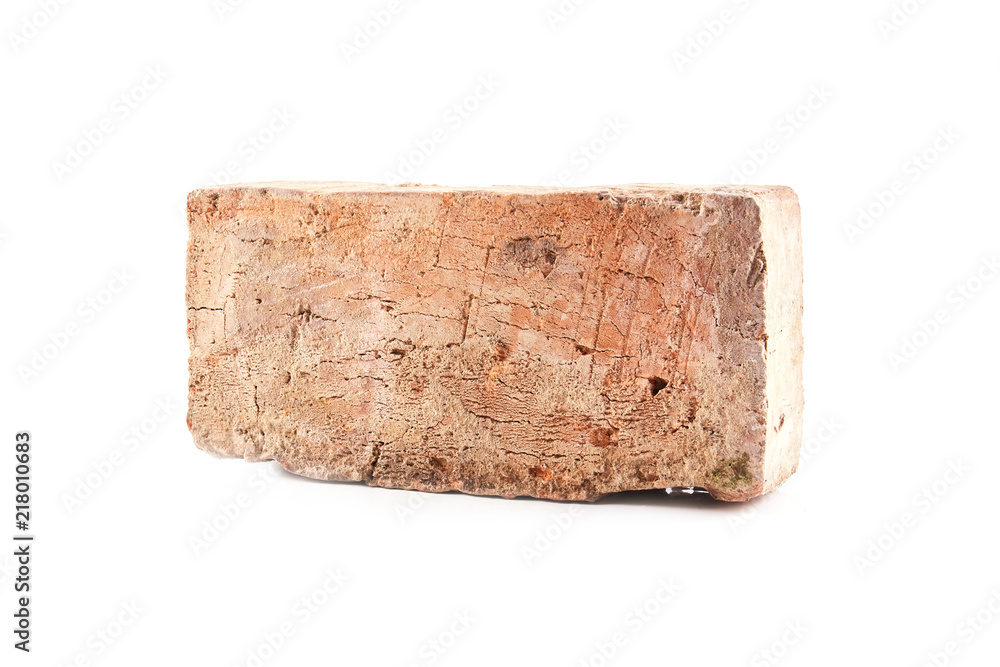 Fototapeta premium Old brick isolated