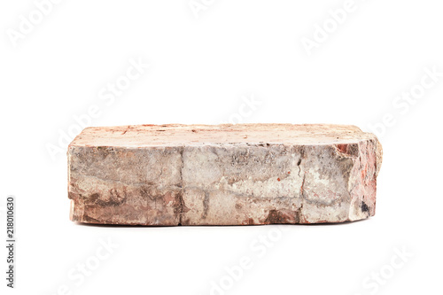 Old brick isolated