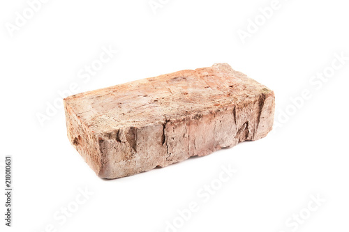 Old brick isolated