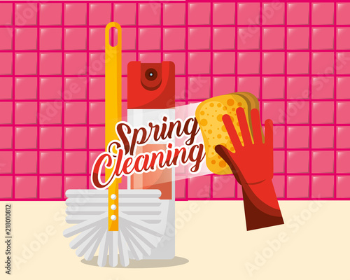 spring cleaning concept